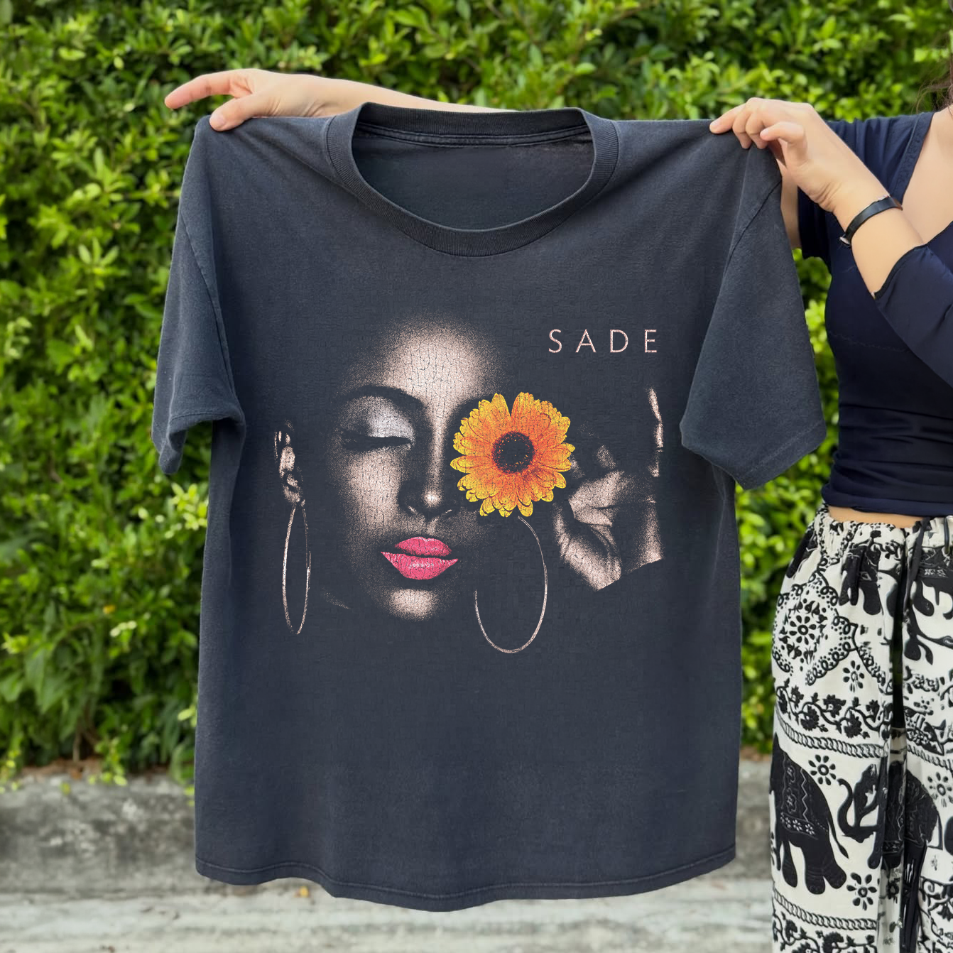 Sade Soldier of Love Tour 2011 Heavyweight Washed Black Tee – All