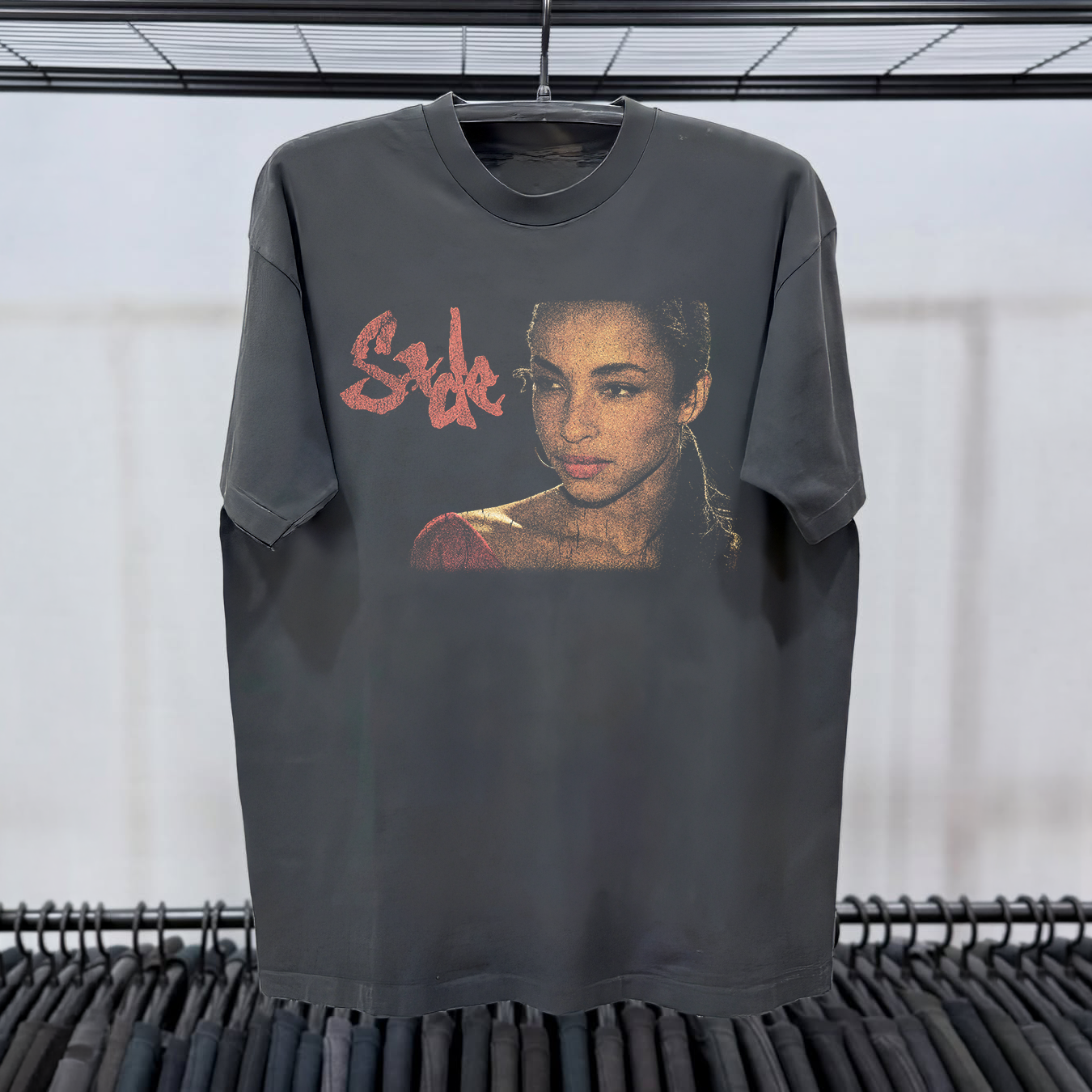 Sade Lovers Rock Tour 2001 Heavyweight Washed Black Tee – All Over
