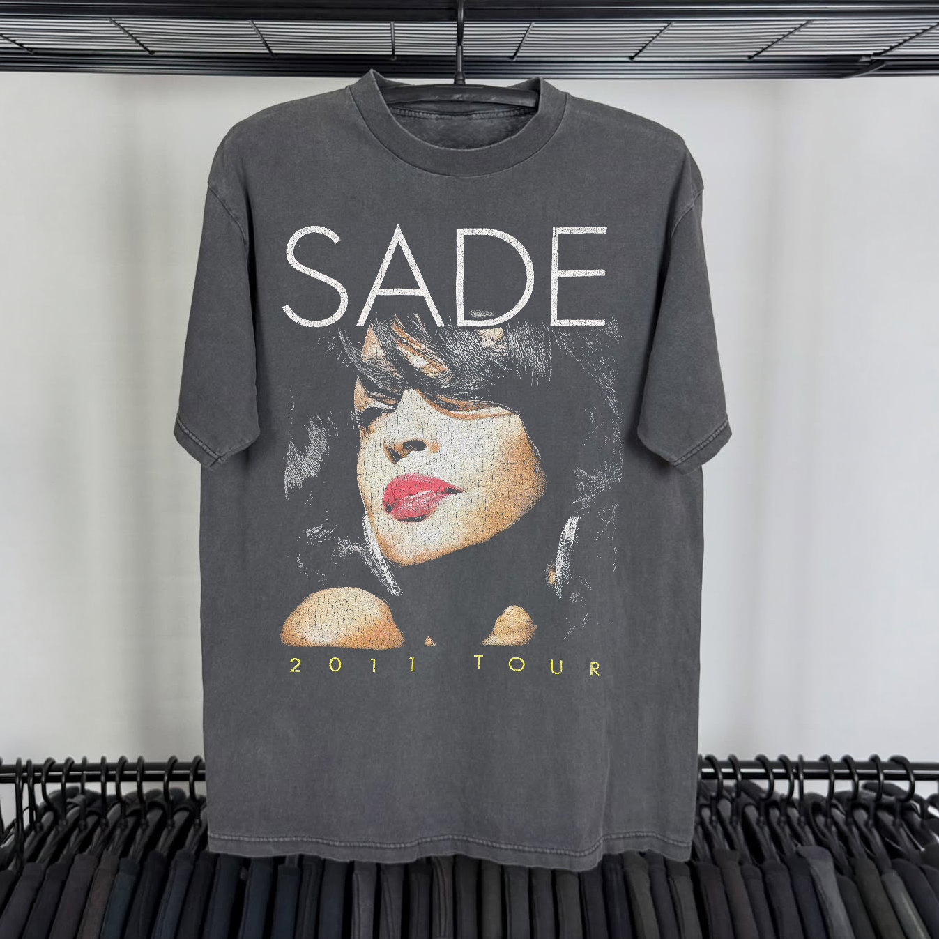 Sade 2011 Tour Heavyweight Washed Black Tee – All Over The Shop