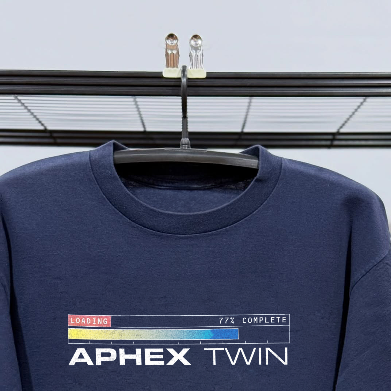 Aphex Twin x PlayStation 1997 Staff Promo Heavyweight Navy Tee